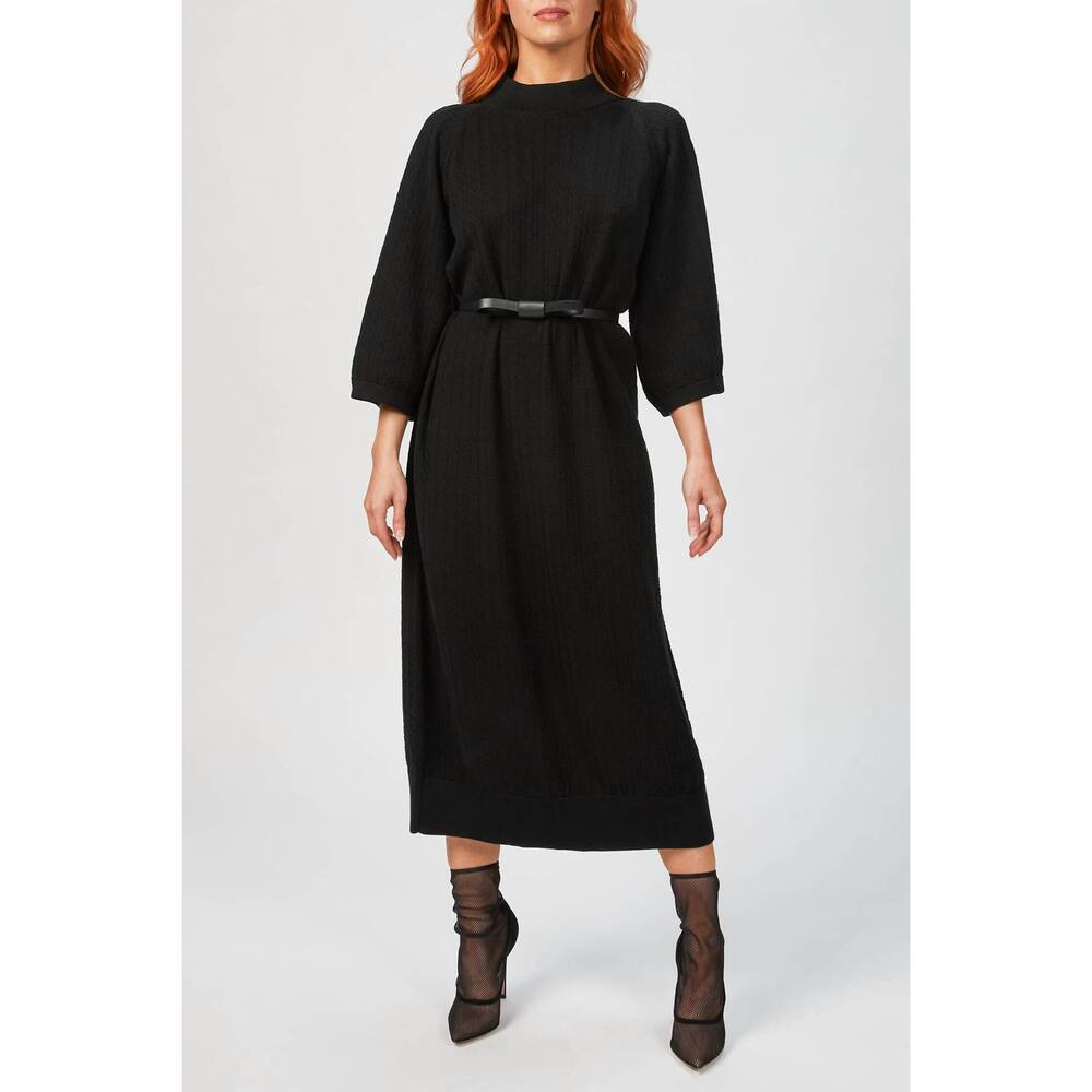 NEW MR MITTENS lace dress in black